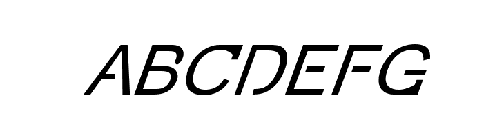 Eco-Files Italic  Free Fonts Download