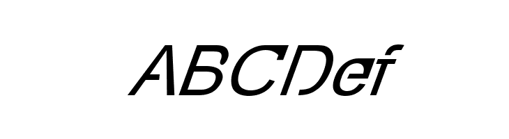 Eco-Files Italic  Free Fonts Download