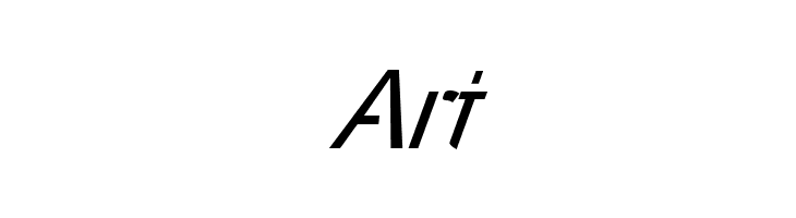 Eco-Files Italic  Free Fonts Download