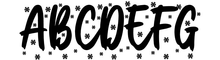 Christmas Present Snow  Free Fonts Download