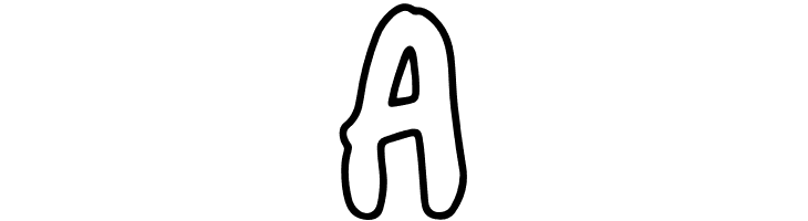 Halloween outline  Free Fonts Download