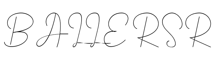 Royal Haster Demo Monoline  Free Fonts Download