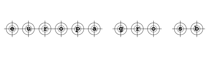Kosovo Target BC  Free Fonts Download