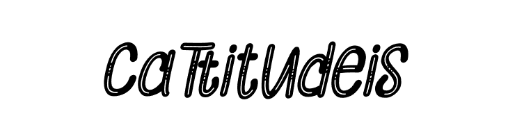 Striped Cats Italic PERSONAL Italic  Free Fonts Download
