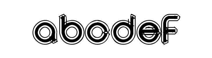 area OUTLINEe  Free Fonts Download