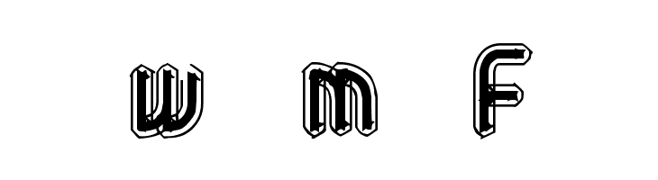 area OUTLINEe  Free Fonts Download