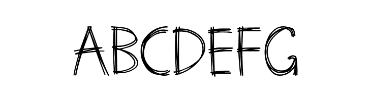 COLORED PENCILS  Free Fonts Download