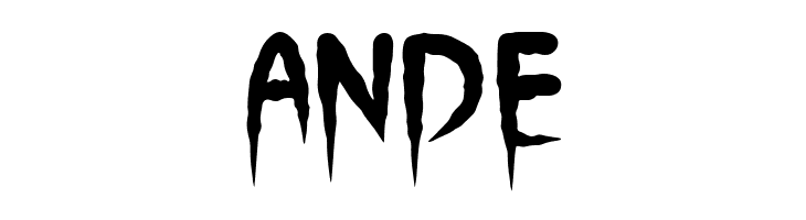 Horror  Free Fonts Download