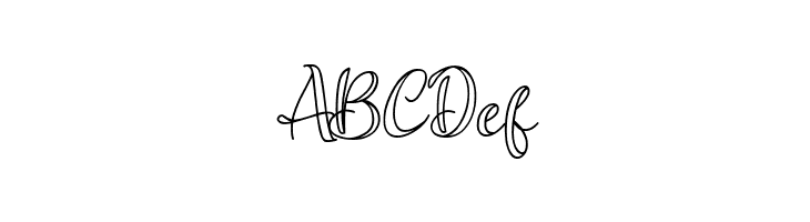 Anylove Line  Free Fonts Download