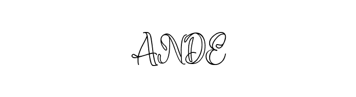 Anylove Line  Free Fonts Download