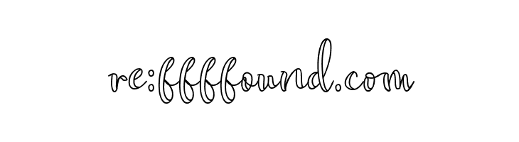 Anylove Line  Free Fonts Download