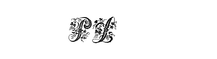 Victorian Initials One  Free Fonts Download