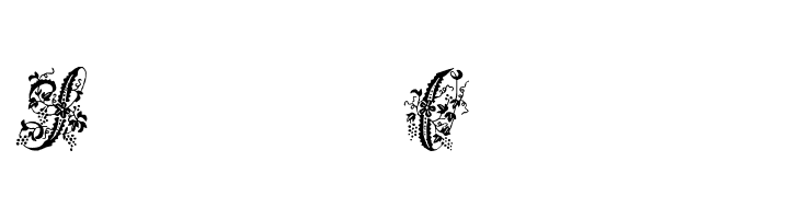 Victorian Initials One  Free Fonts Download