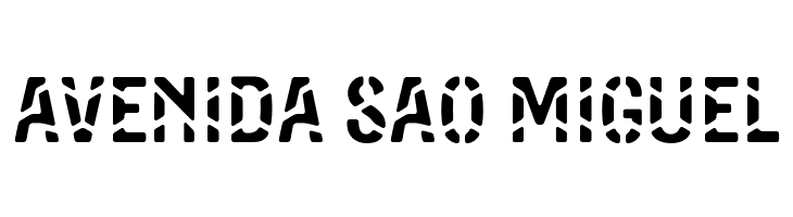 Entulho Stencil  Free Fonts Download