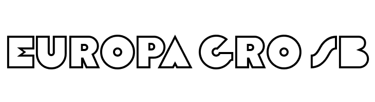 Ciclope Black Black Outline  Free Fonts Download