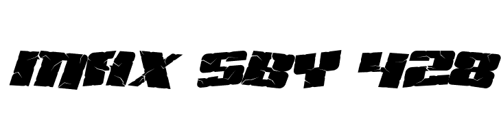 SF Aftershock Debris Italic  Free Fonts Download