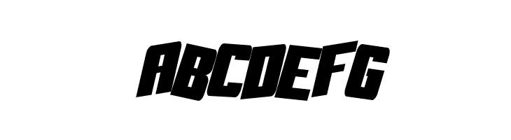 SF Aftershock Debris CondSolid Italic  Free Fonts Download