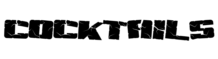 SF Aftershock Debris  Free Fonts Download