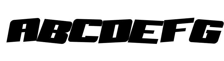 SF Aftershock Debris Solid Italic  Free Fonts Download