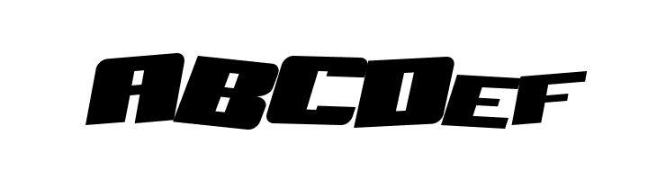 SF Aftershock Debris Solid Italic  Free Fonts Download