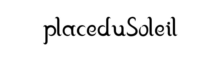 placeduSoleil Franklin Cascaes Font