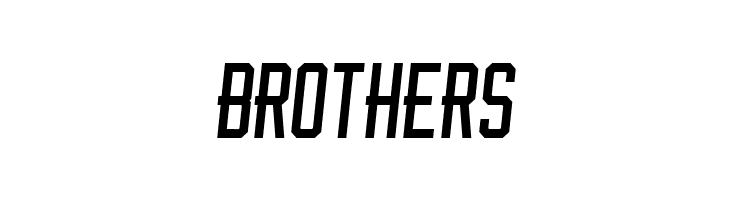 BrotherJhonBold Italic  Free Fonts Download
