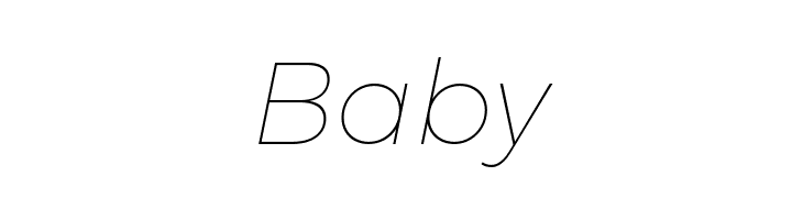 Gontserrat Thin Italic  Free Fonts Download