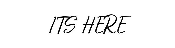 Authorized Signature Regular  Free Fonts Download