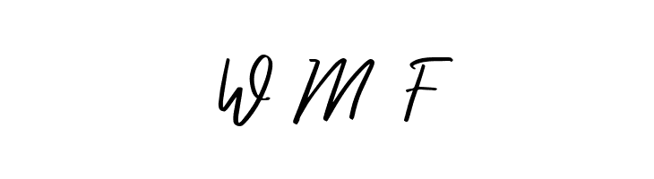 Authorized Signature Regular  Free Fonts Download