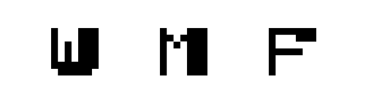 NES Open Tournament Golf Regular  Free Fonts Download