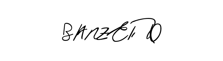 Ronald Handwriting Regular  Free Fonts Download