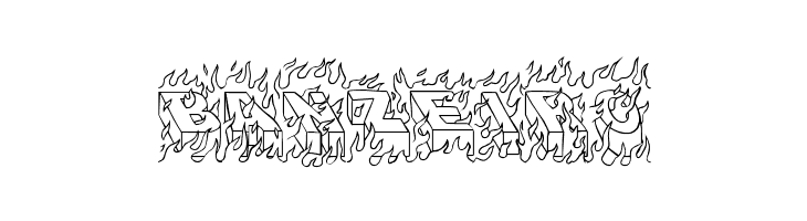 oakland hills 1991  Free Fonts Download