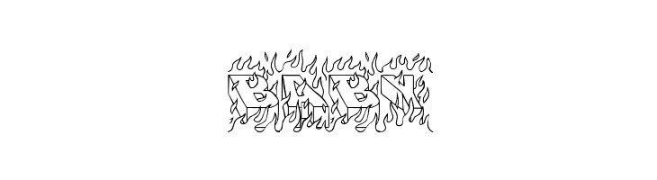 oakland hills 1991  Free Fonts Download