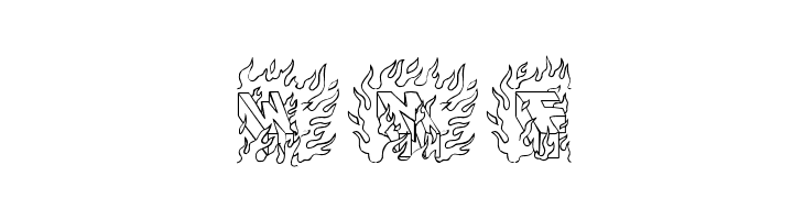 oakland hills 1991  Free Fonts Download