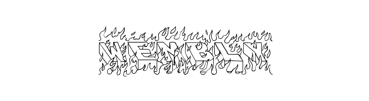 oakland hills 1991  Free Fonts Download