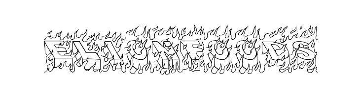 oakland hills 1991  Free Fonts Download