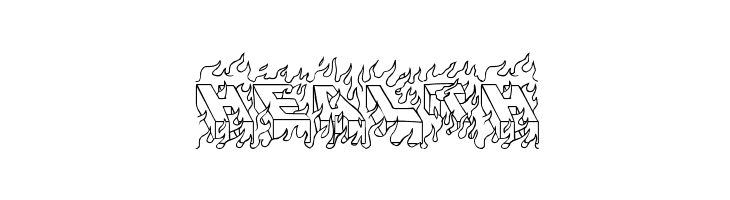 oakland hills 1991  Free Fonts Download