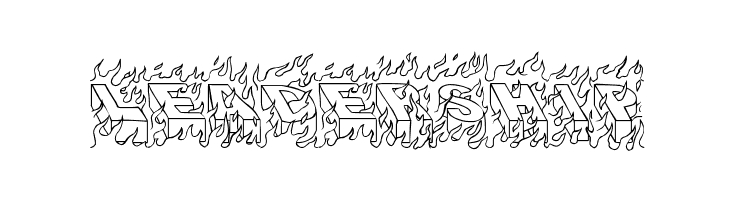 oakland hills 1991  Free Fonts Download