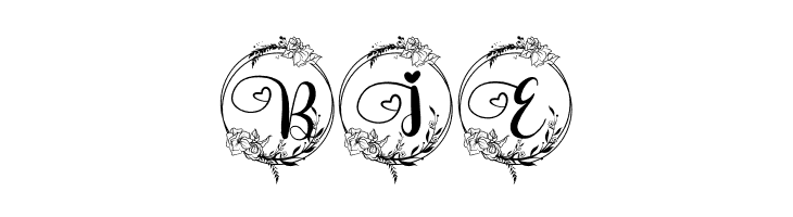 Delia Monogram  Free Fonts Download