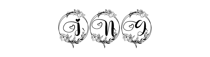 Delia Monogram  Free Fonts Download