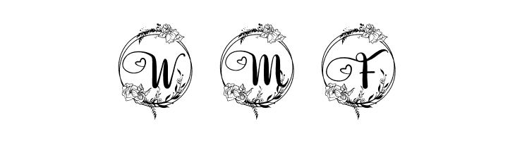 Delia Monogram  Free Fonts Download
