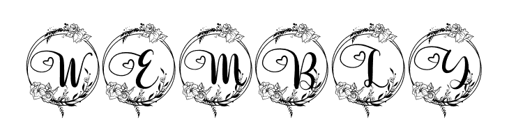 Delia Monogram  Free Fonts Download