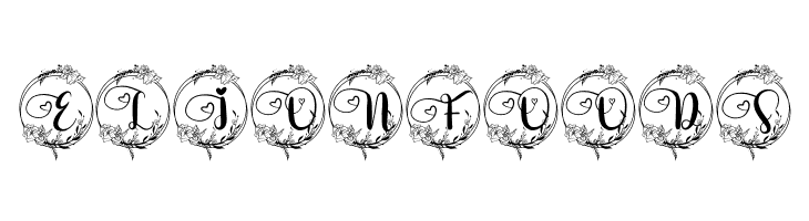 Delia Monogram  Free Fonts Download
