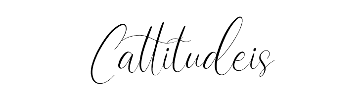 Cattya Brown Italic  Free Fonts Download