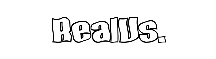 SF Hallucination Outline  Free Fonts Download