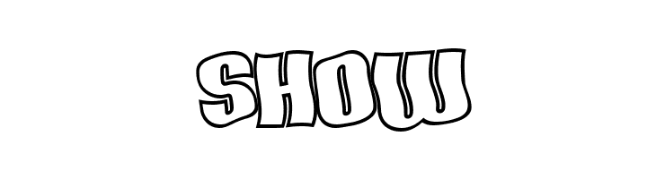 SF Hallucination Outline  Free Fonts Download