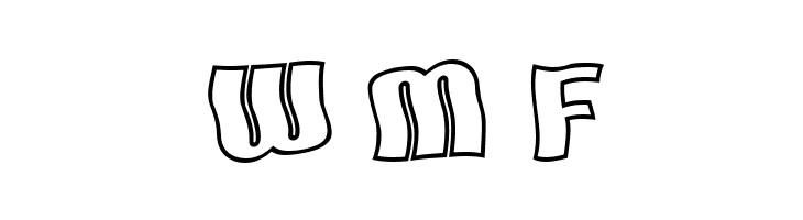 SF Hallucination Outline  Free Fonts Download