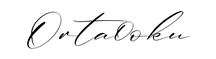 Renathalia Signature Italic  Free Fonts Download