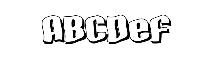 SF Hallucination Shadow  Free Fonts Download