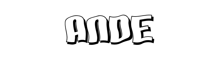 SF Hallucination Shadow  Free Fonts Download